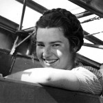 Barbara in an aircraft-cockpit